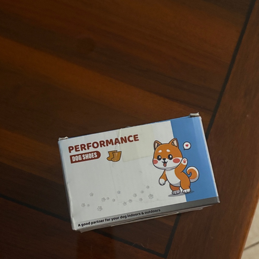 Dog Shoes - blue medium